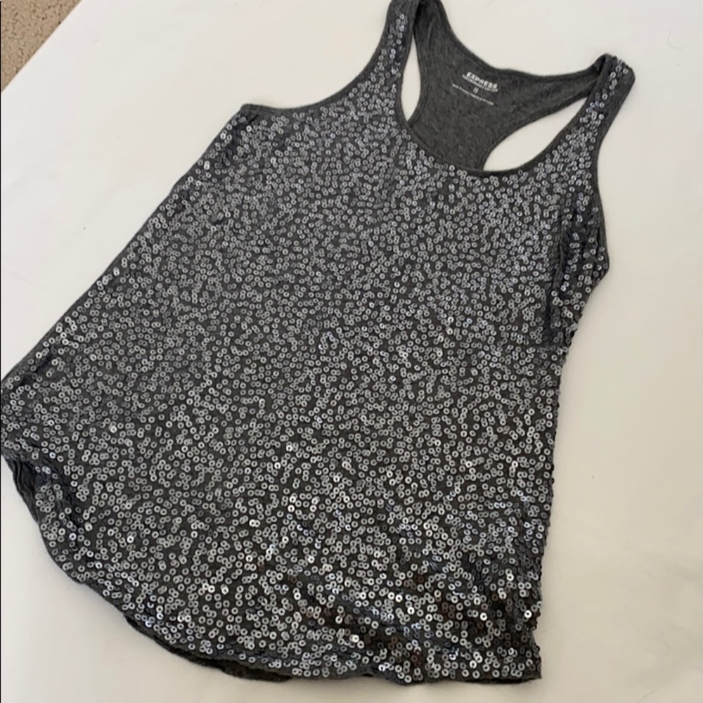 Express Sequin Top - Picture 3 of 4